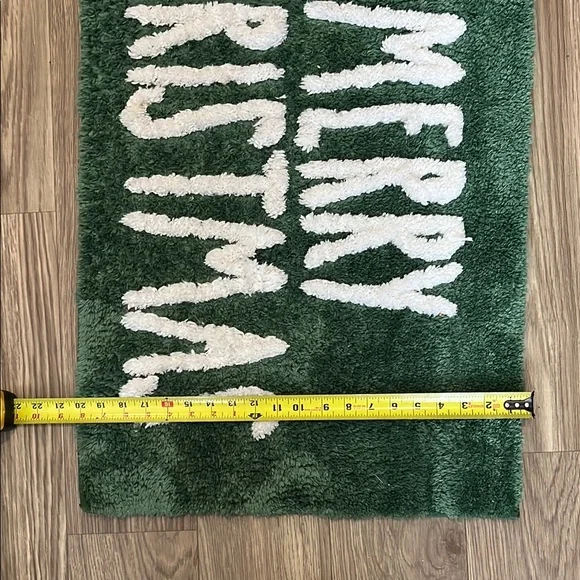 RAE DUNN Green Merry Christmas Bathroom Mat - Picture 3 of 8
